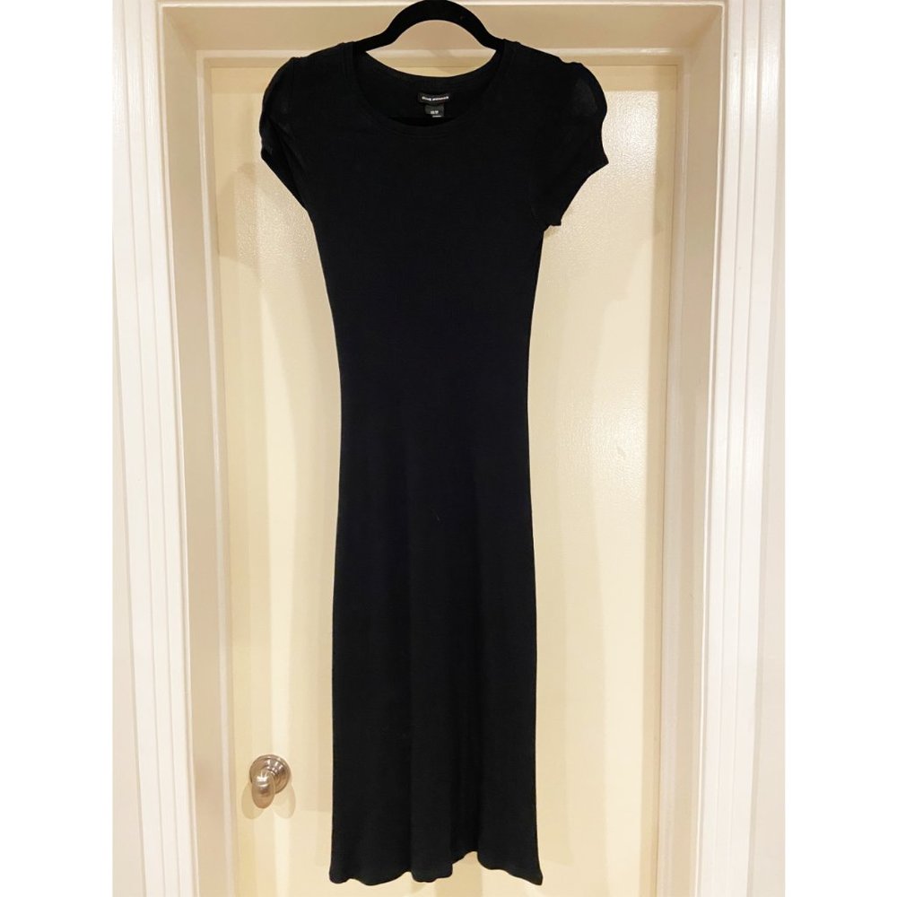 Club Monaco Black Casual Dress Sheath